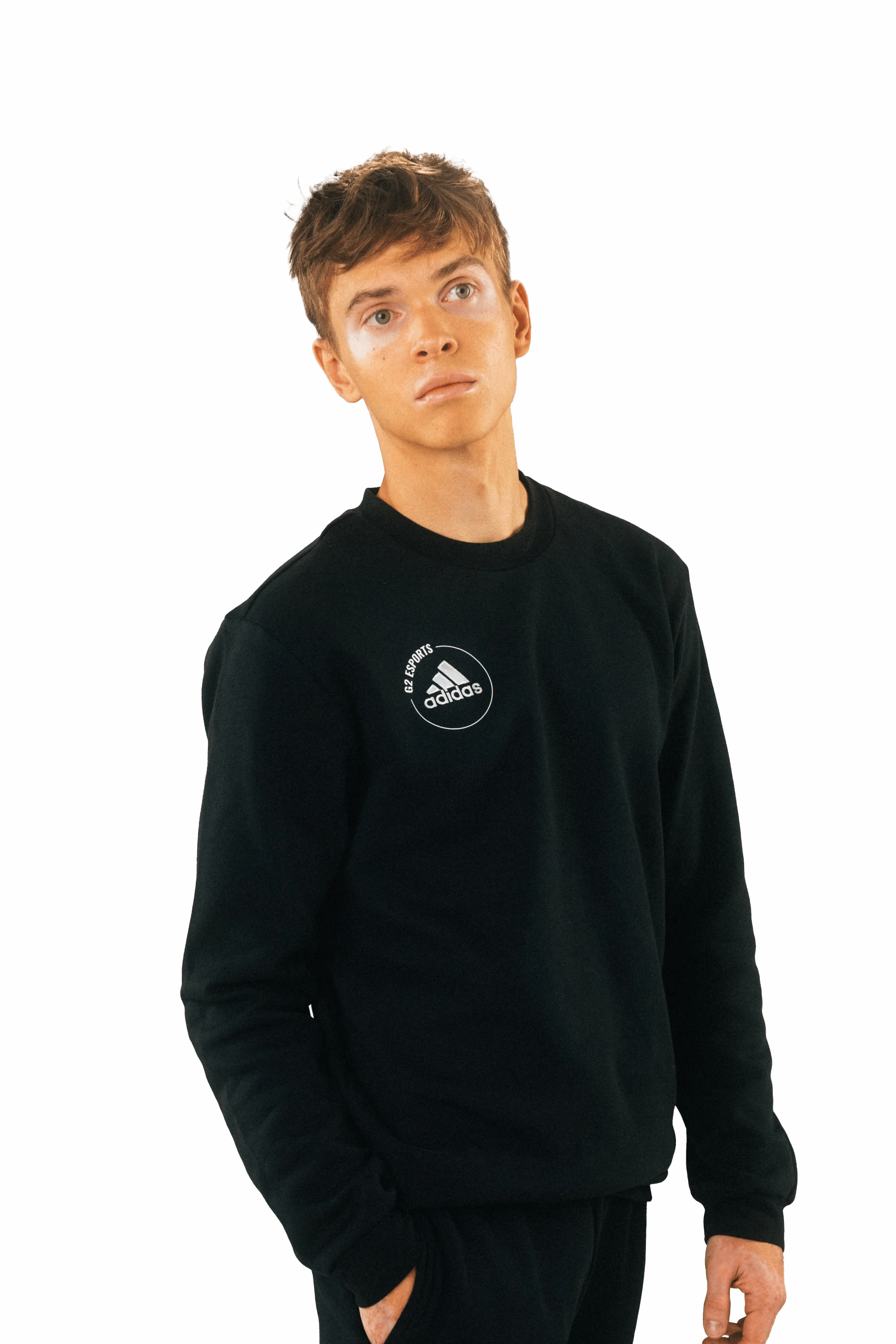 Black adidas shop crewneck sweatshirt