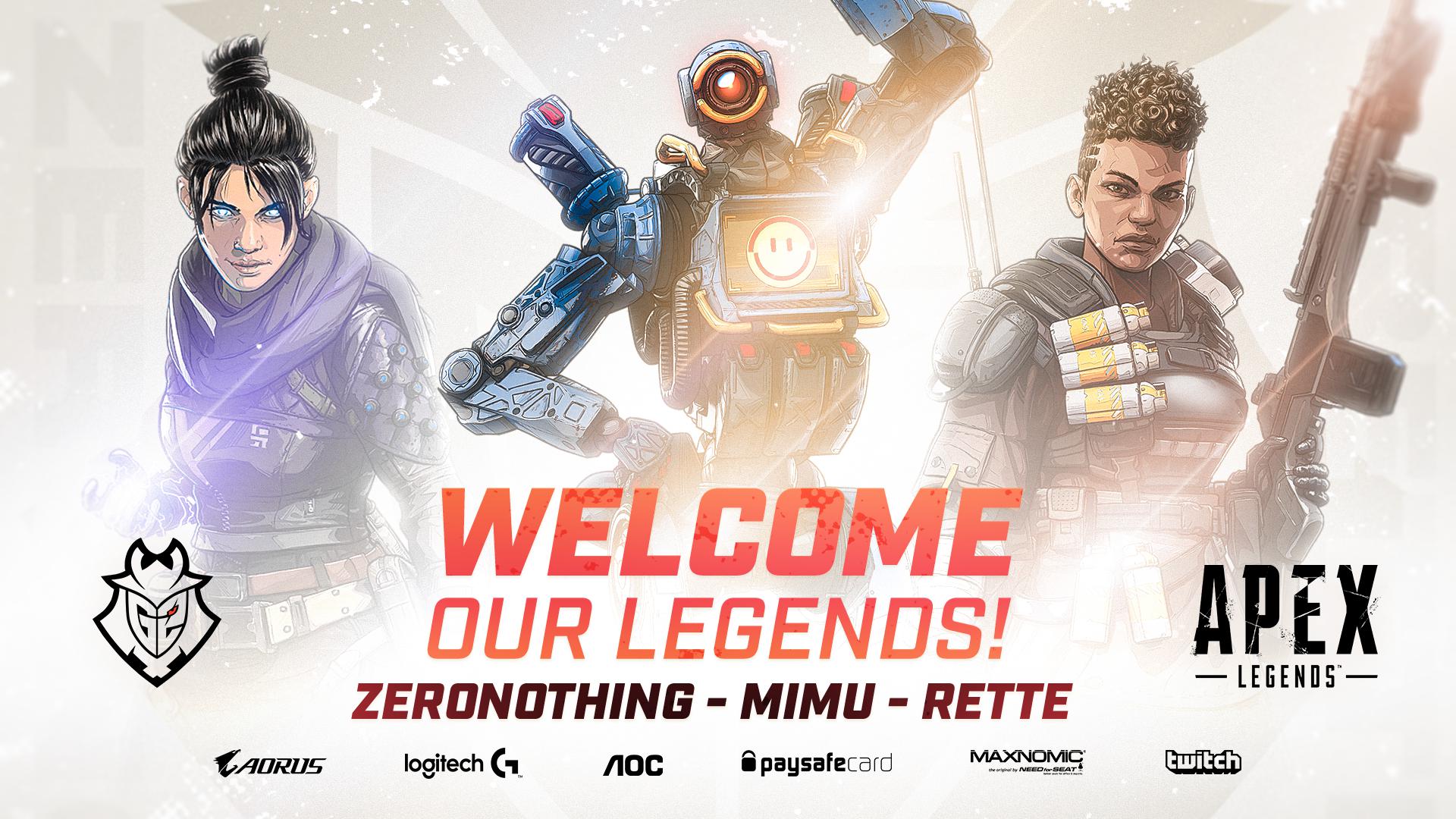 WELCOMING OUR NEW APEX LEGENDS TEAM!