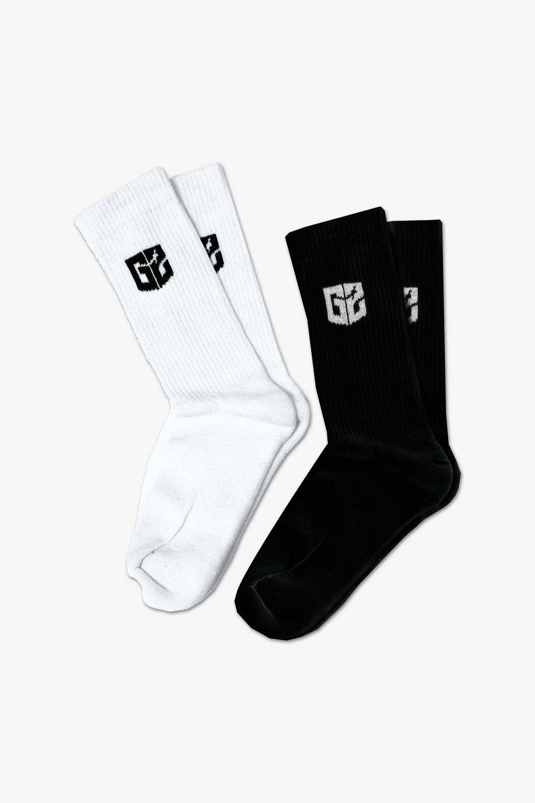 G2 ESSENTIALS - Socks 2 pack - Black / White