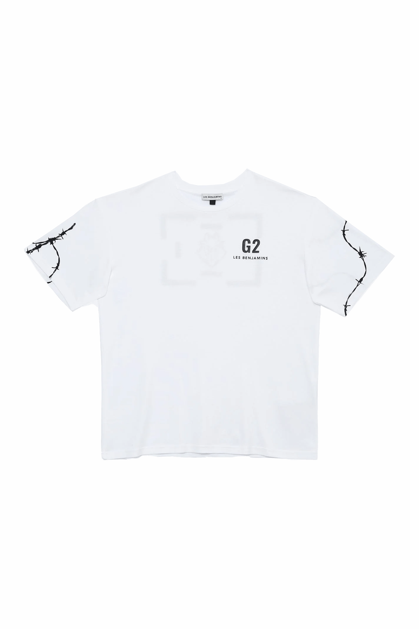 G2 x LB White T-shirt, a stylish fusion of G2 Esports and LES BENJAMINS. Elevate your fashion game while representing esports enthusiasm