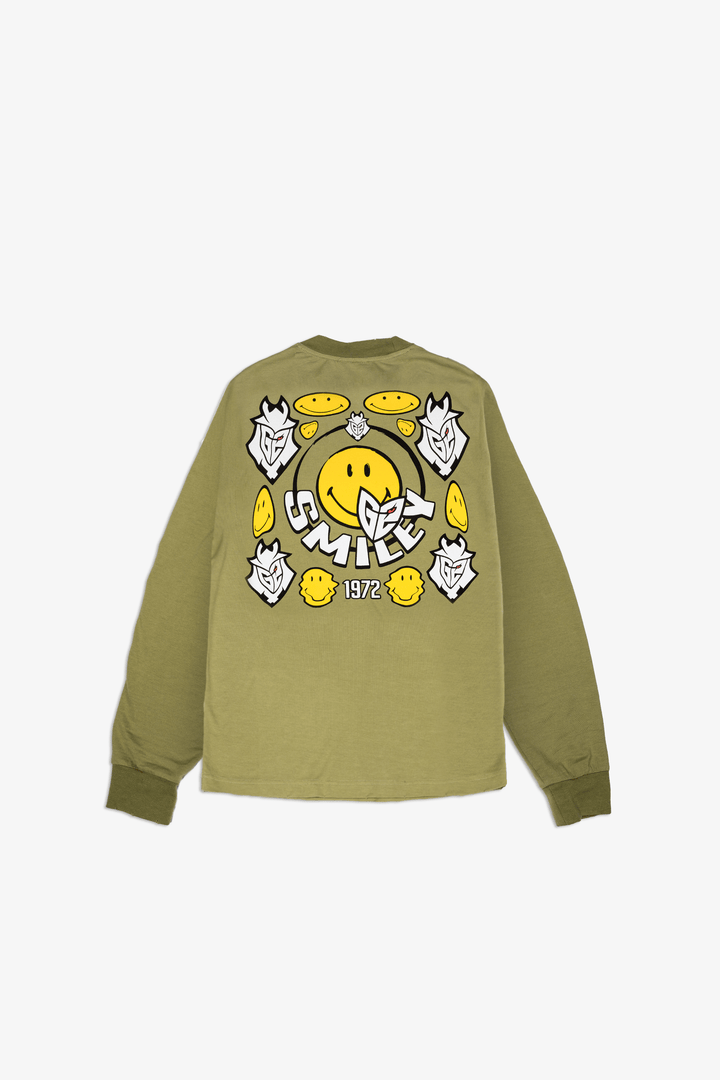 G2 Esports | Smiley - Liquid Long Sleeve - Green