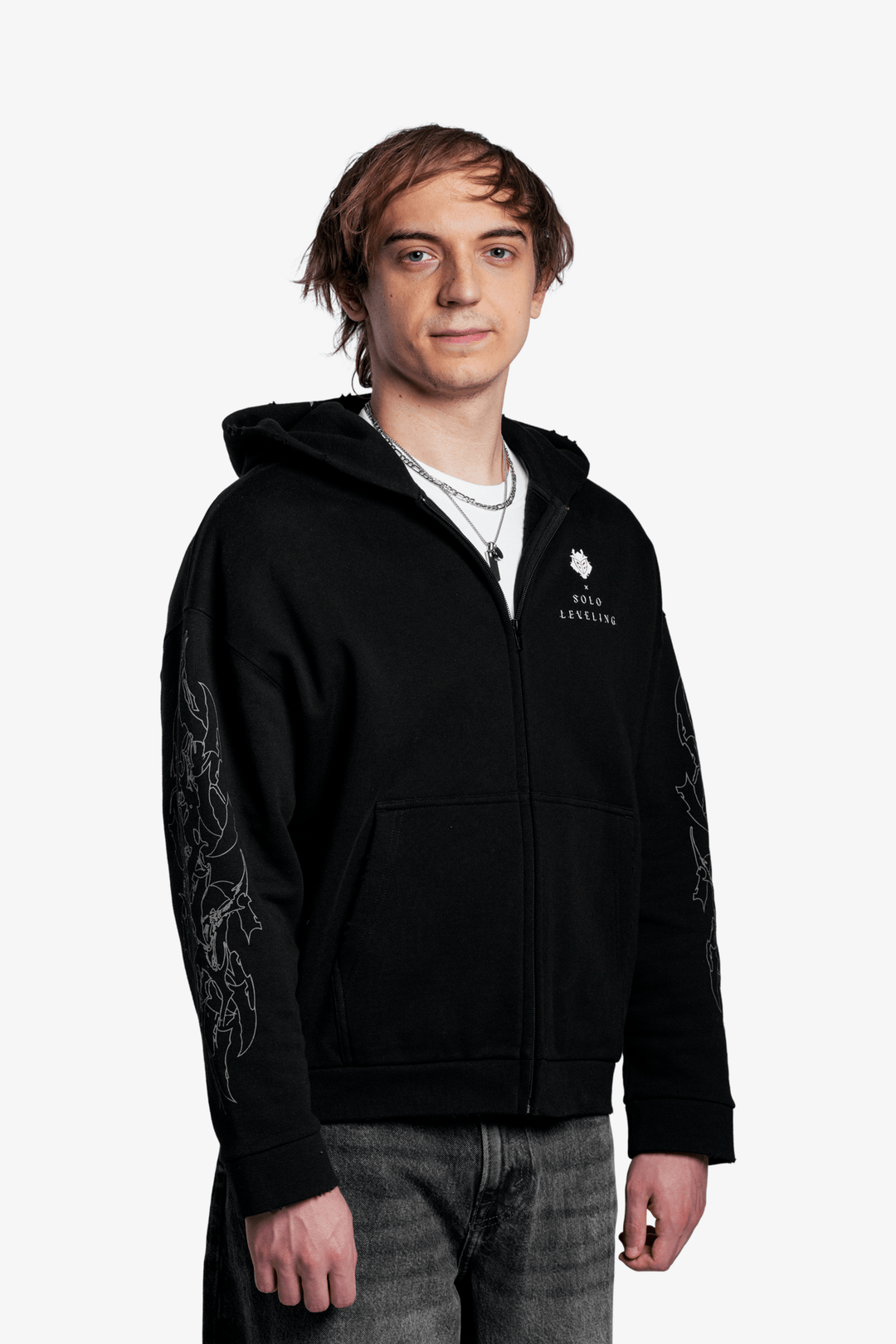 G2 Esports x Solo Leveling - Dagger Zipped Hoodie